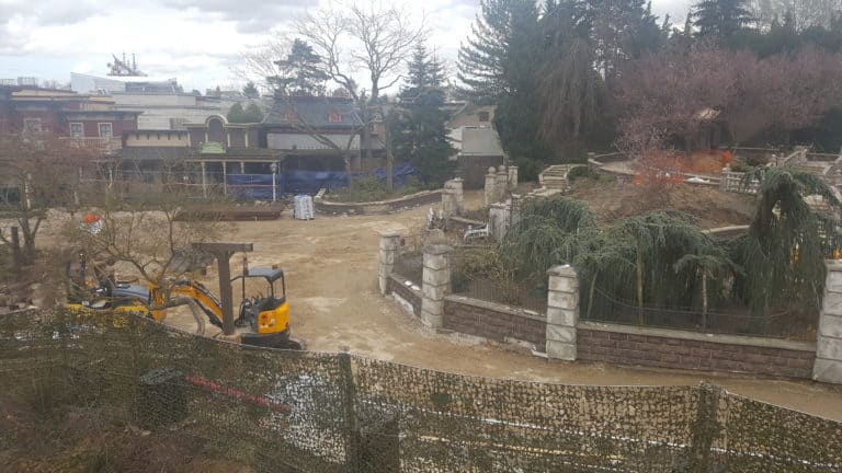 Phantom Manor Disneyland Paris refurbishment, April 2018.