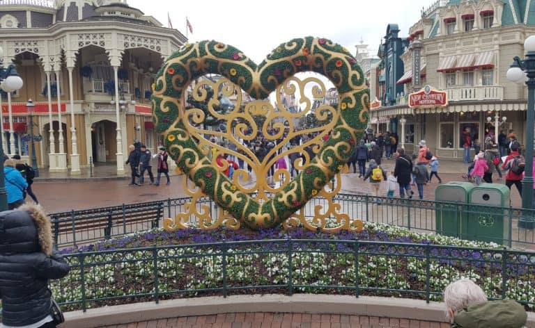 Spring Topiaries in Disneyland Paris. April 2018.