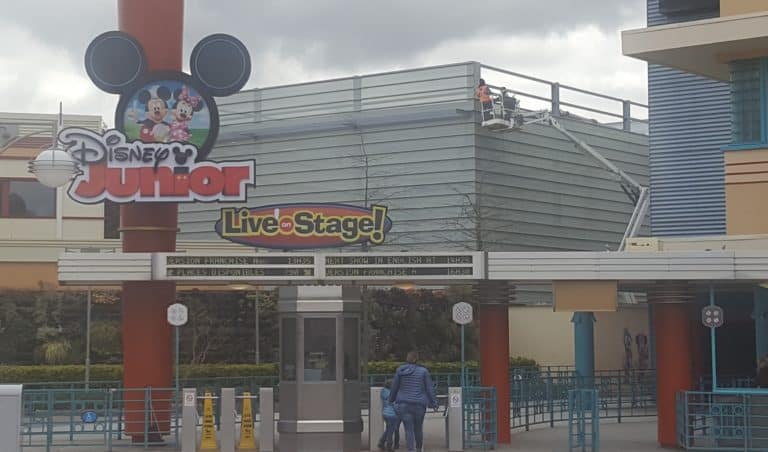 Kirara building in Walt Disney Studios Park, Disneyland Paris, April 2018.