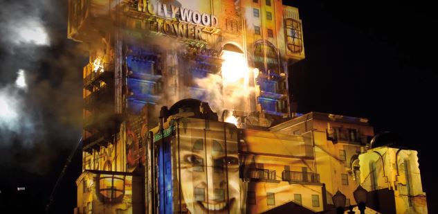 tower of terror disneyland paris opening ceremony