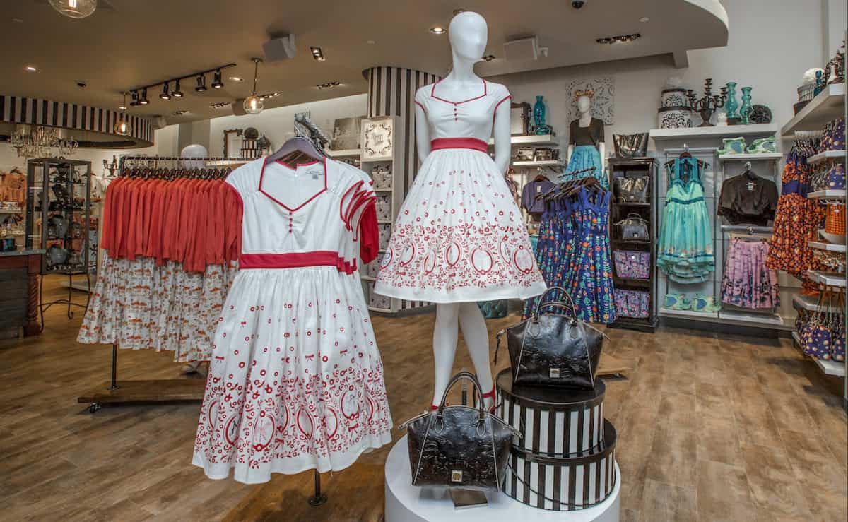 Apparel at Disney Dress Shop at Downtown Disney.