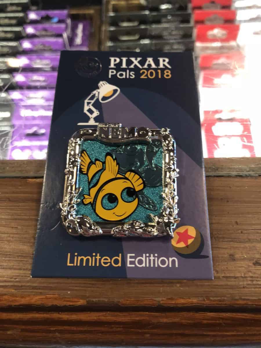 A limited edition &ldquo;PIXAR Pals 2018&rdquo; pin with Nemo of &ldquo;Finding Nemo,&rdquo; made for Disneyland&rsquo;s PIXAR Fest