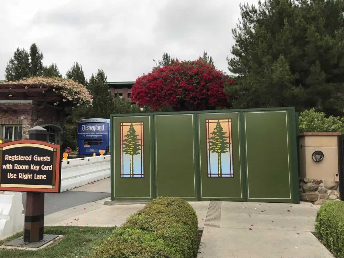 Possible new secured pedestrian access at Disney’s Grand Californian Hotel & Spa