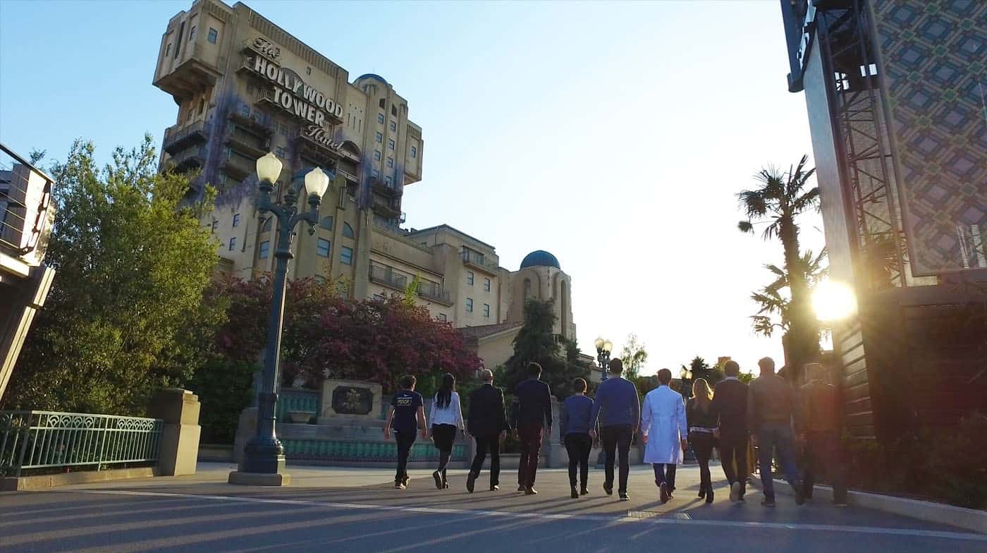 Eight start-ups pitched their ideas in the Tower of Terror for The Castle Hub, a platform by Disneyland Paris, in Walt Disney Studios Park.