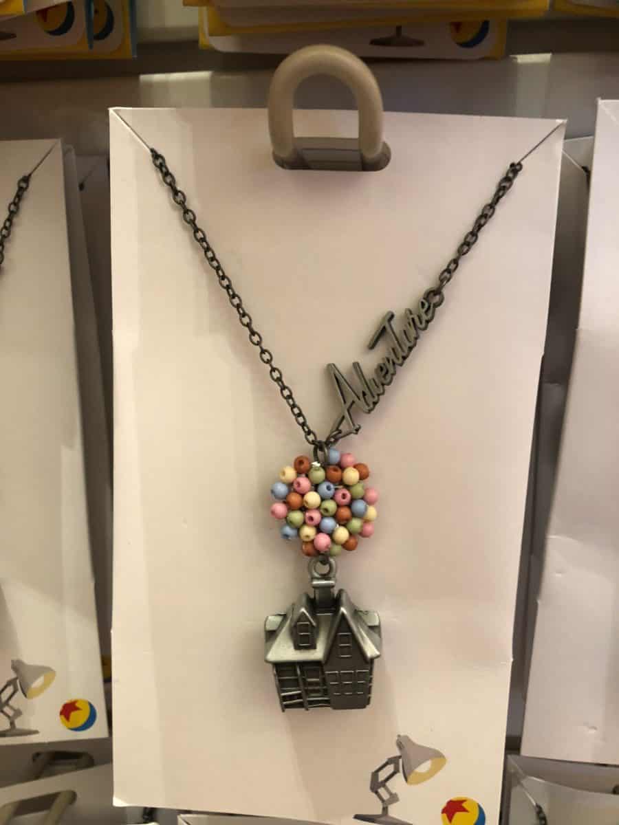 An "Up" house necklace, sold at Disneyland as of May 4, 2018