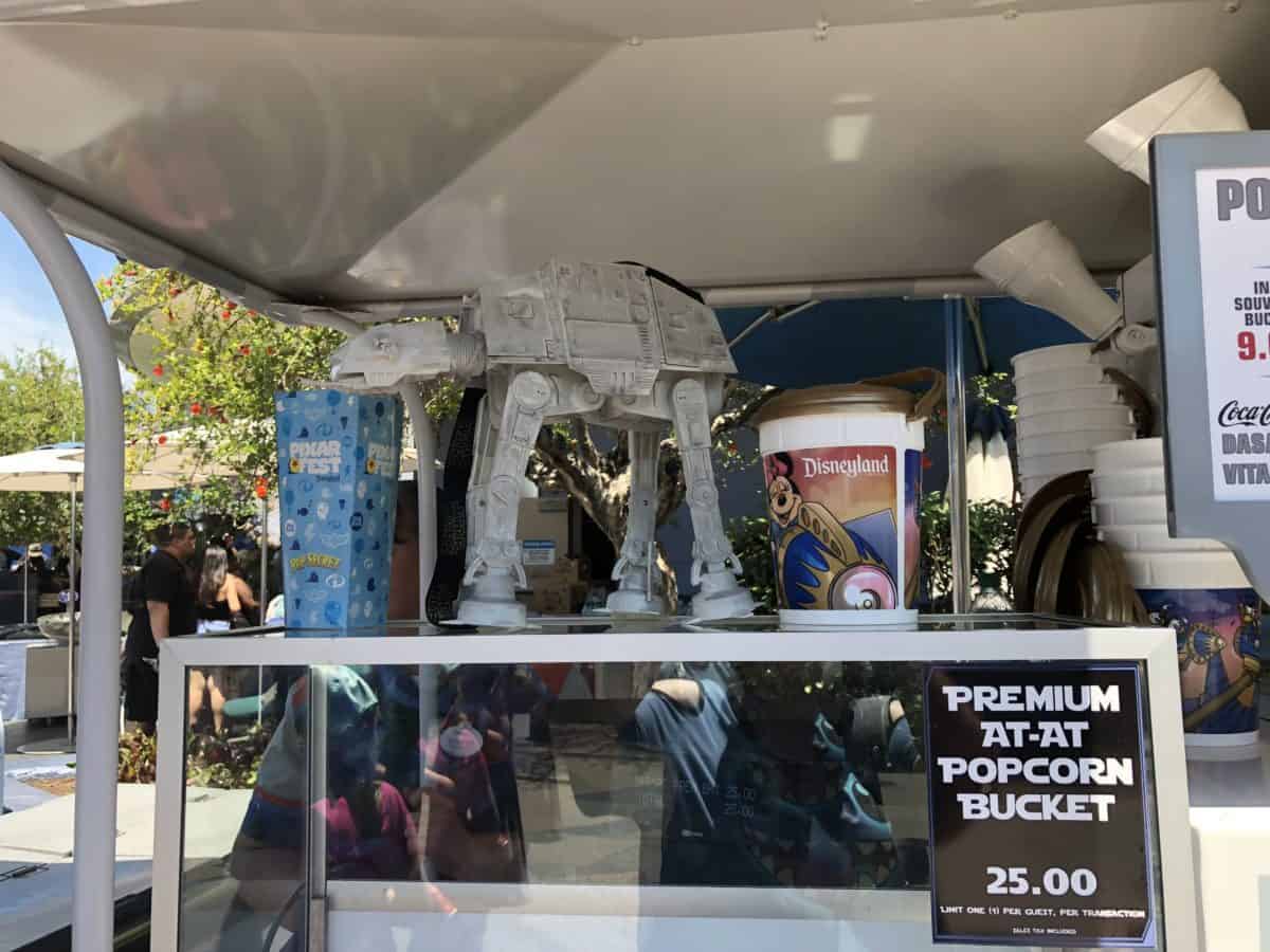 The Star Wars AT-AT popcorn bucket was a hit at Disneyland on May the Fourth also known as Star Wars Day