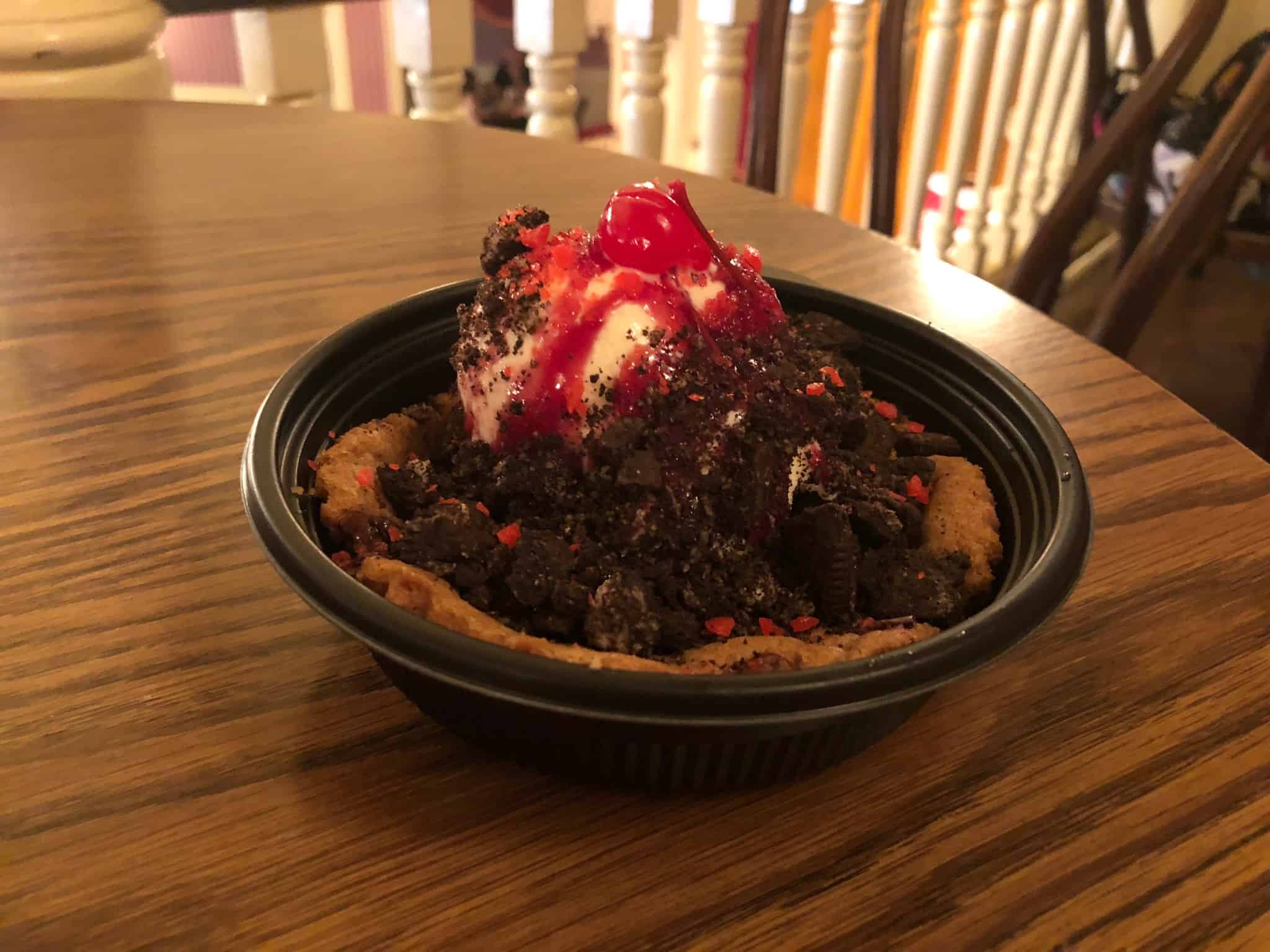 The Dynamite Sundae from The Golden Horseshoe in Frontierland in Disneyland