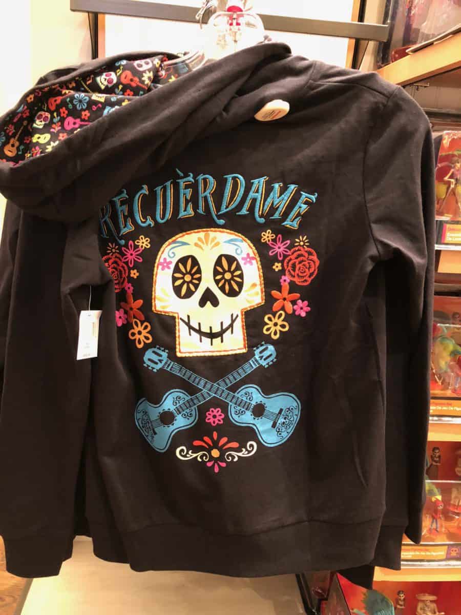 New "Coco" adult hoodie found at Knick's Knacks in Disney California Adventure (photo taken May 15, 2018)