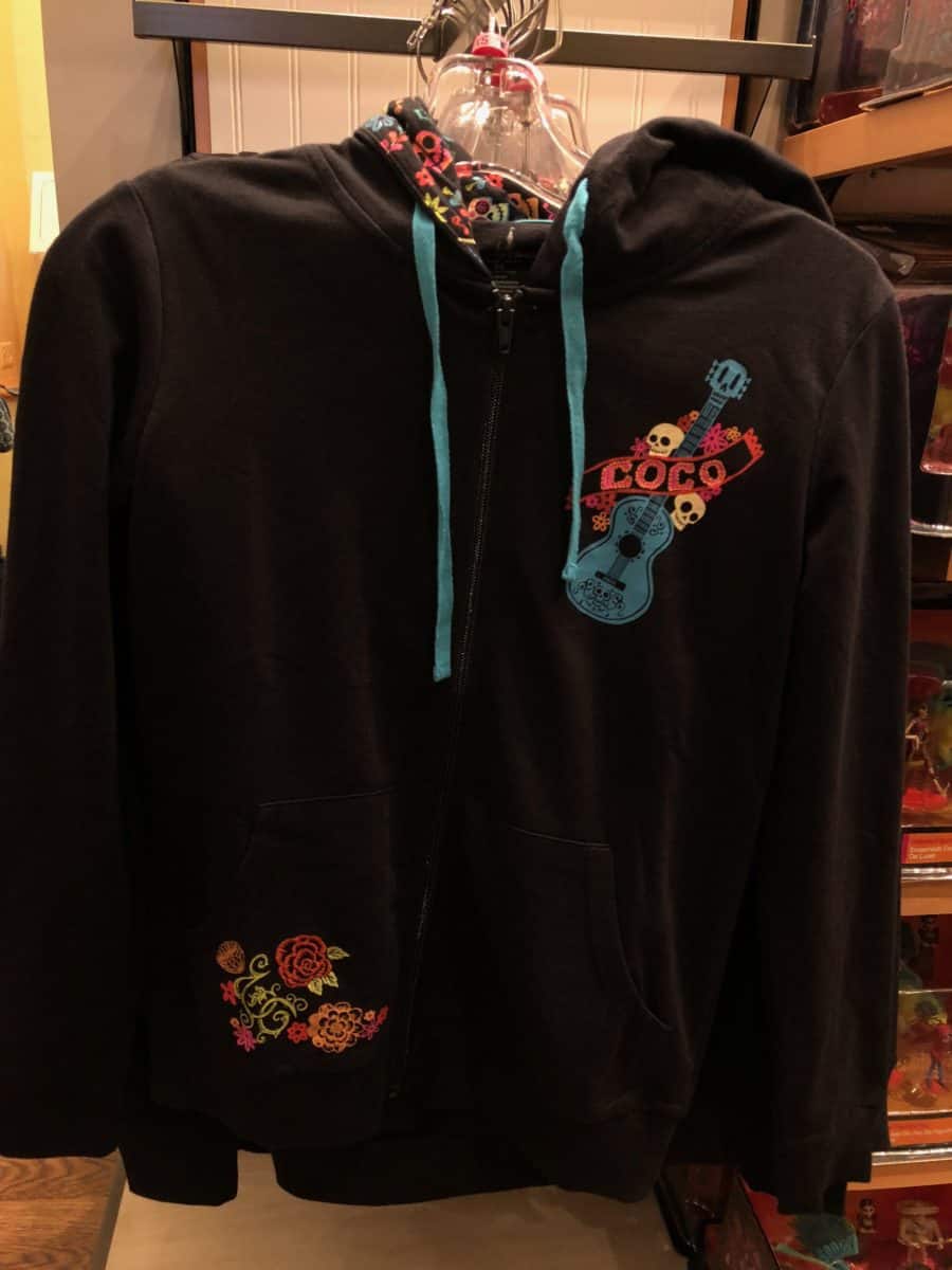 New "Coco" adult hoodie found at Knick's Knacks in Disney California Adventure (photo taken May 15, 2018)