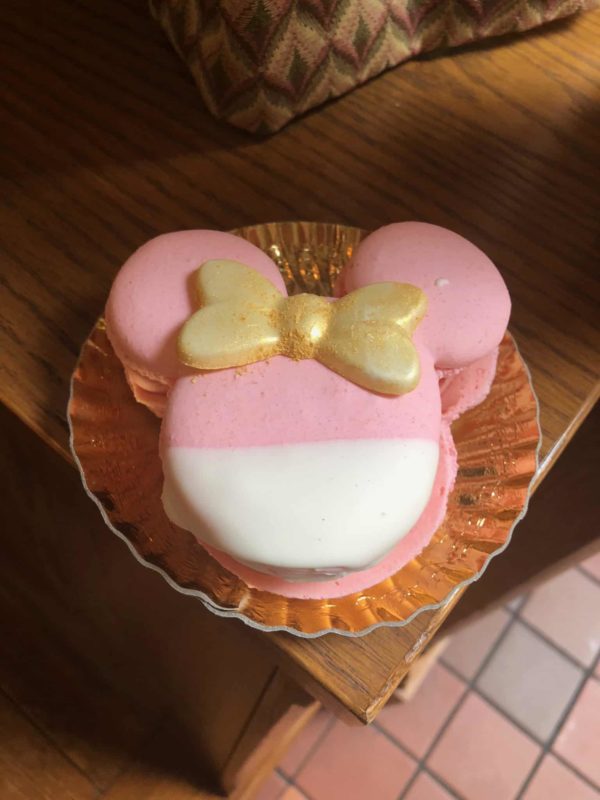 the Millennial Pink Macaron from the Disneyland Resort