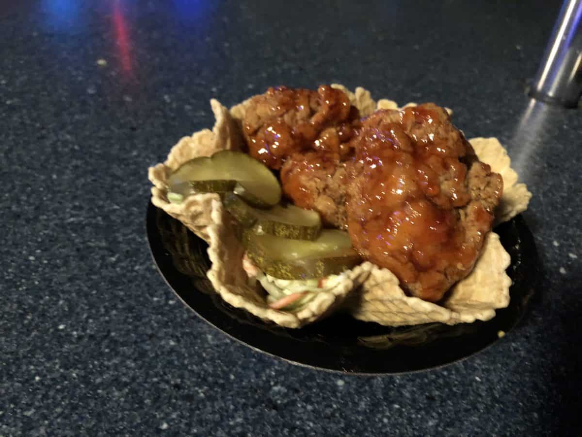 The Sweet Star Clusters from the Late Nite Menu at the Galactic Grill in Disneyland's Tomorrowland