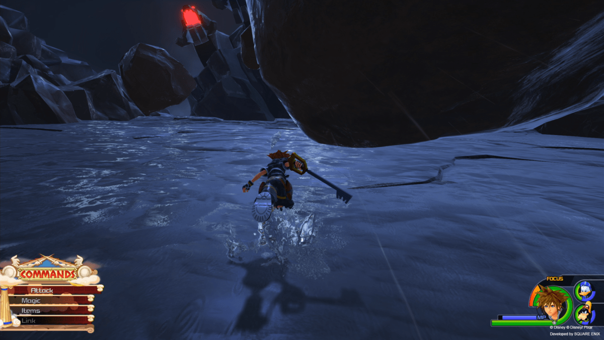 The new wall running mechanic in Kingdom Hearts 3.