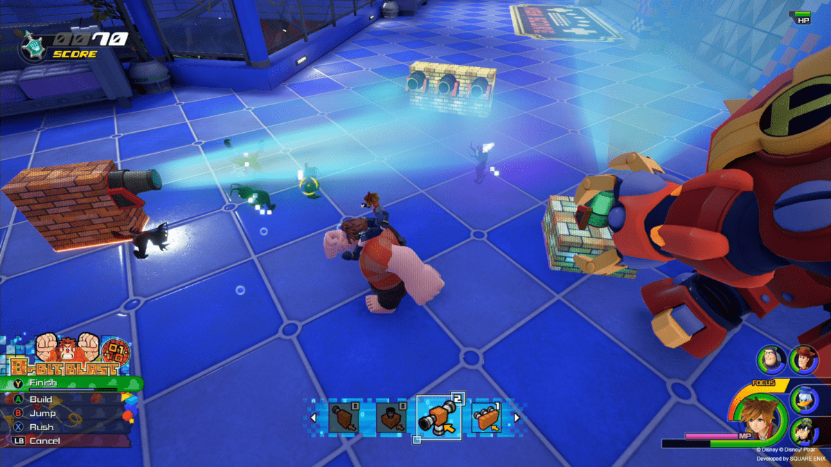 Wreck-It Ralph summon in Kingdom Hearts III.