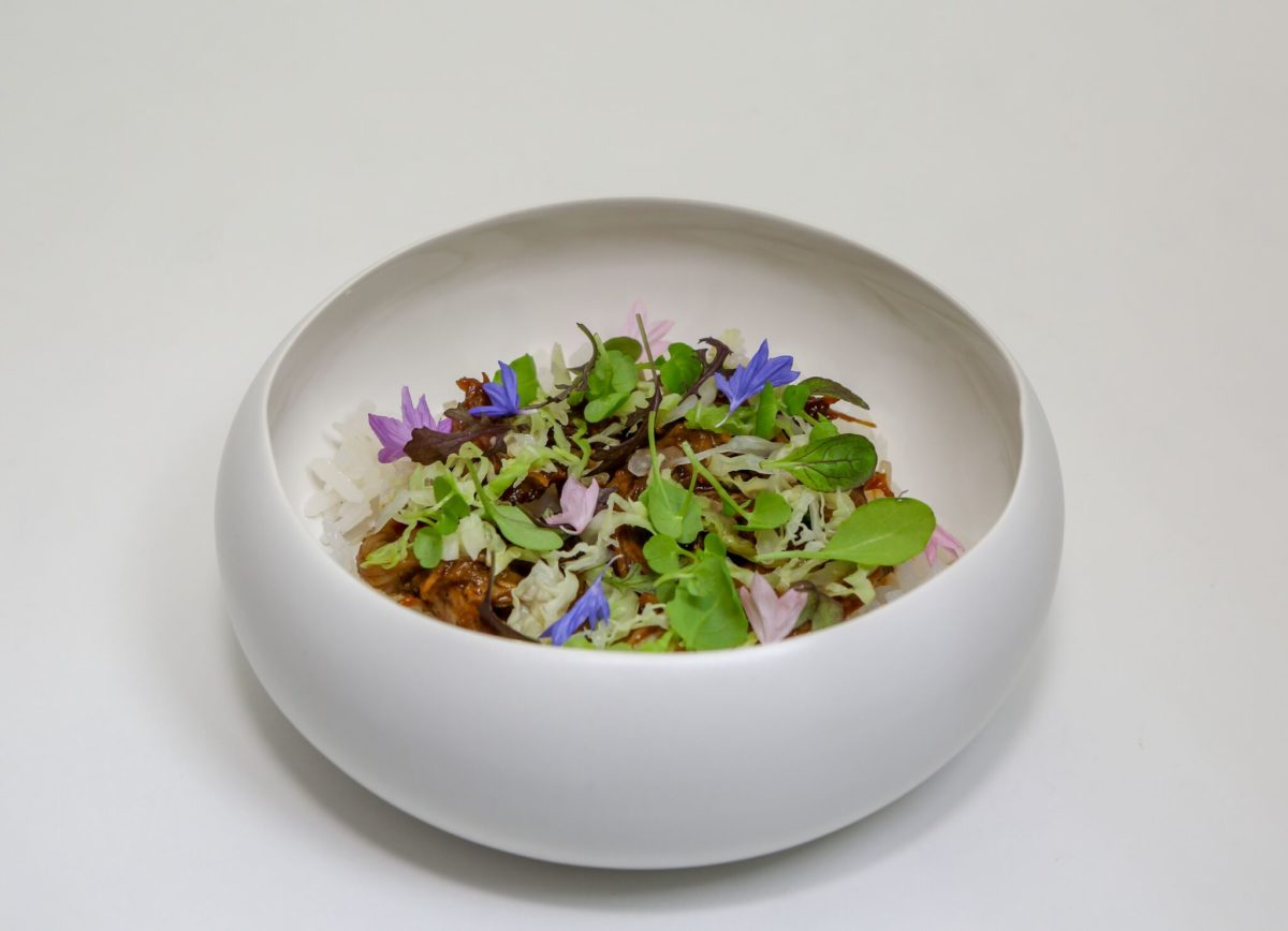 New baked pork dish at the ninth Food & Wine classic.