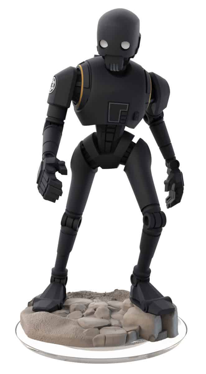 Concept art for canceled K-2SO Rogue One Disney Infinity figure.