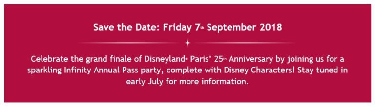 AP-night 25th anniversary Disneyland Paris announcement
