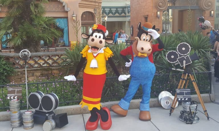 Clarabelle Cow and Horace Horsecollar at FanDaze, Walt Disney Studios at Disneyland Paris 2018