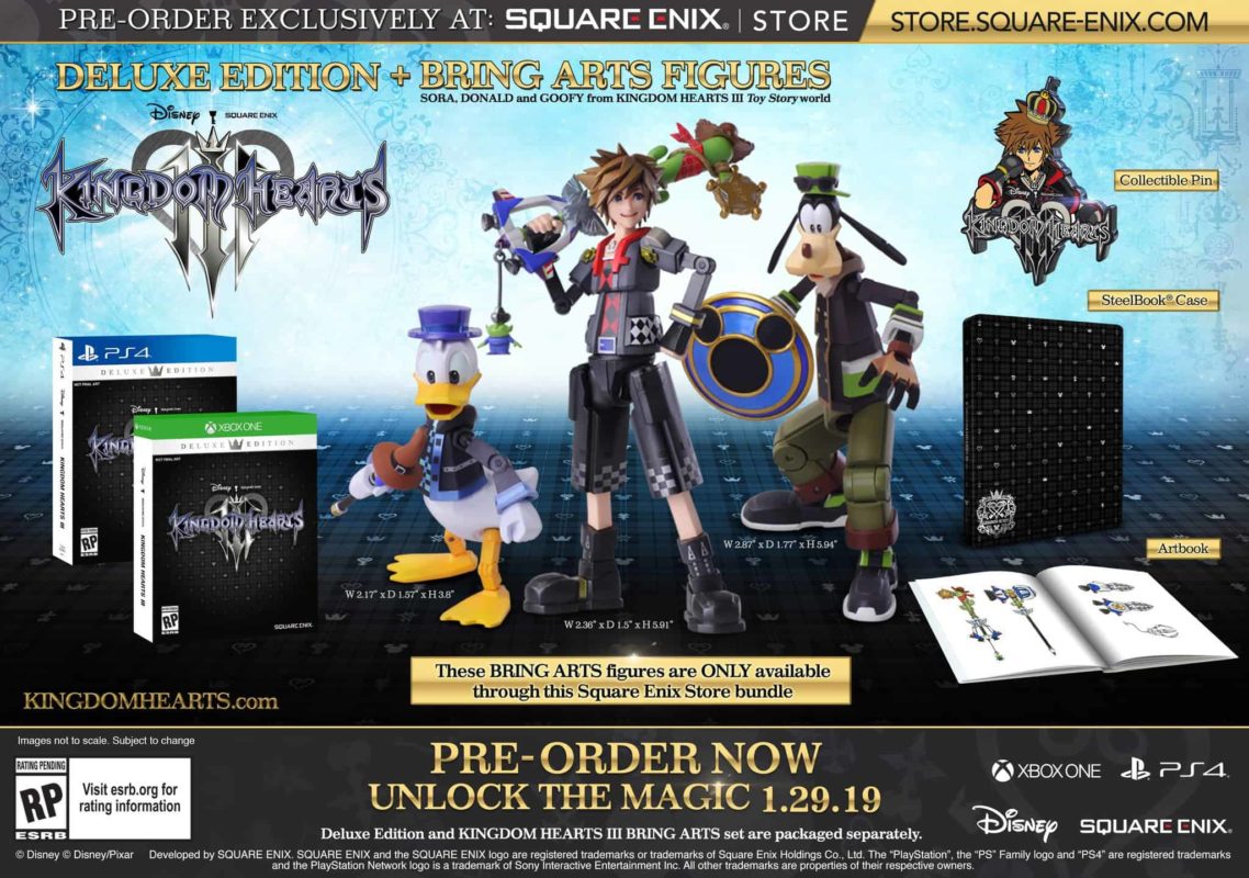 Deluxe edition of Kingdom Hearts 3.