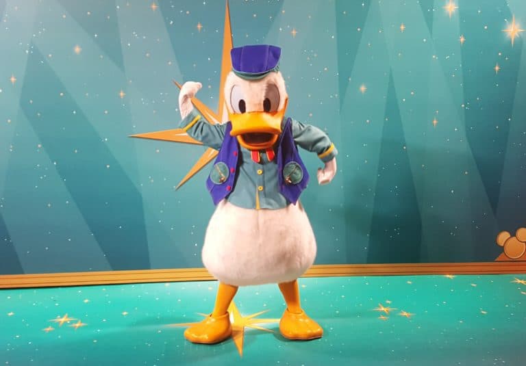 Donald Duck at FanDaze, Walt Disney Studios at Disneyland Paris 2018