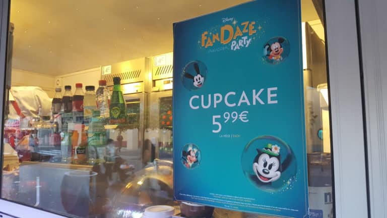 Cupcake at FanDaze, Walt Disney Studios at Disneyland Paris 2018