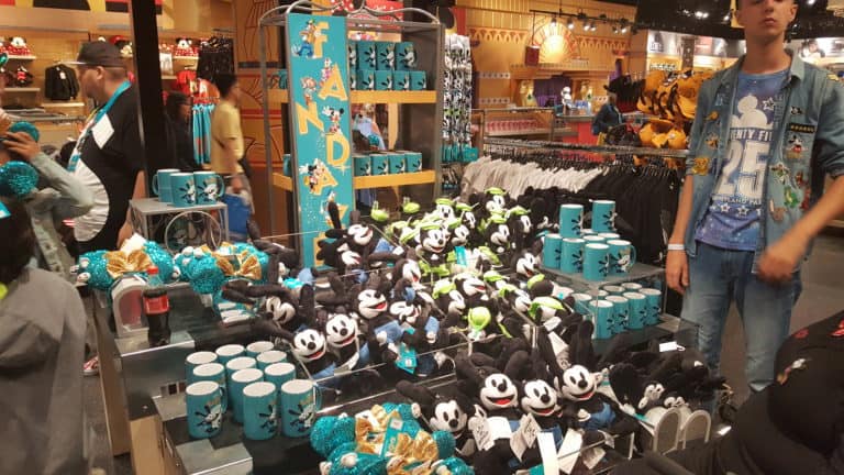 FanDaze merchandise at FanDaze, Walt Disney Studios at Disneyland Paris 2018