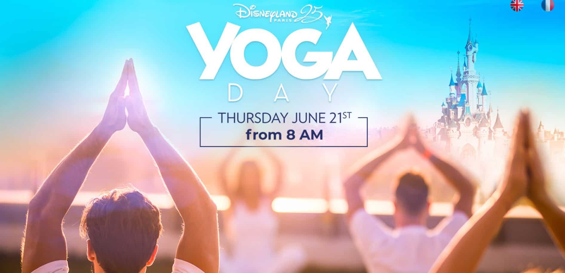 International Yoga Day at Disneyland Paris