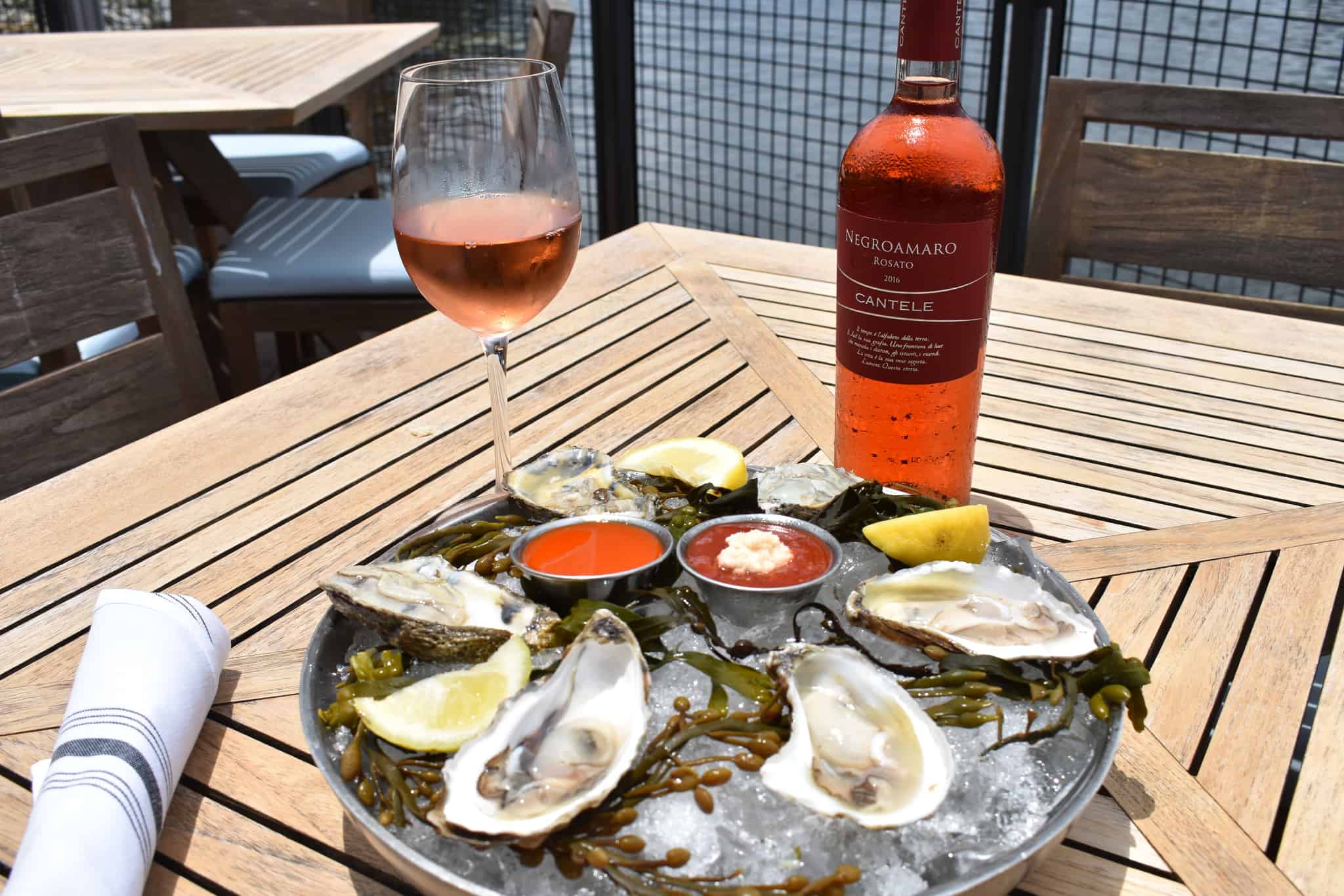 June oyster and rose special at Paddlefish.