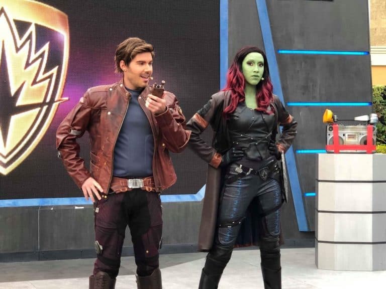 Guardians of the Galaxy Awesome Dance-Off during the Marvel Summer of Super Heroes at Disneyland Paris