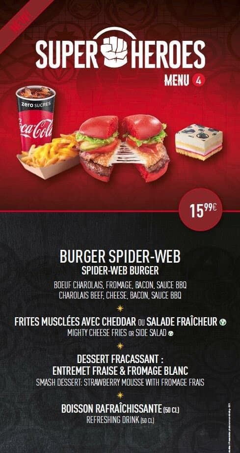 Food at Marvel Summer of Super Heroes at Disneyland Paris