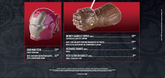Food at Marvel Summer of Super Heroes at Disneyland Paris