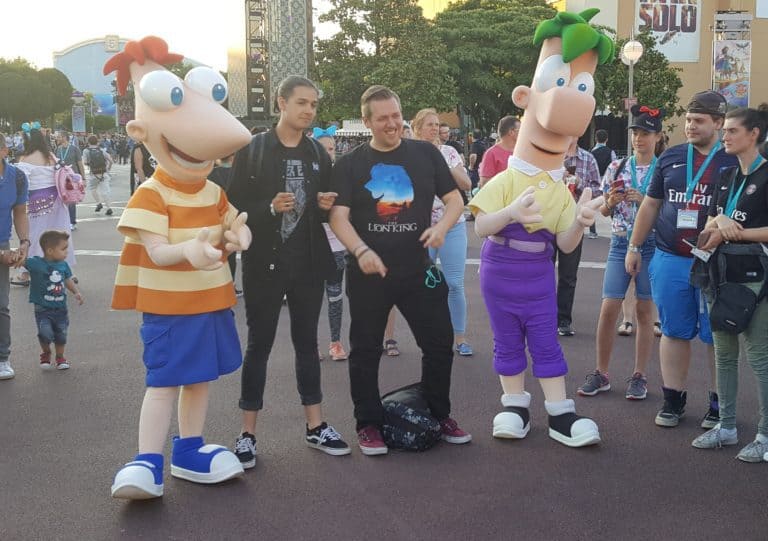 Phineas and Ferb at FanDaze, Walt Disney Studios at Disneyland Paris 2018