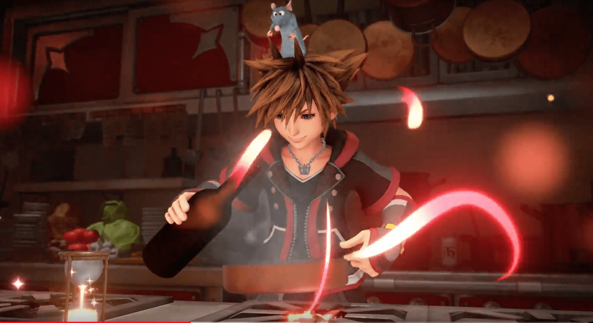 Remy and Sora in new Kingdom Hearts 3 trailer.