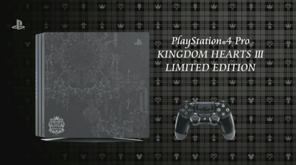 Limited edition Kingdom Hearts 3 PS4 Pro bundle. 