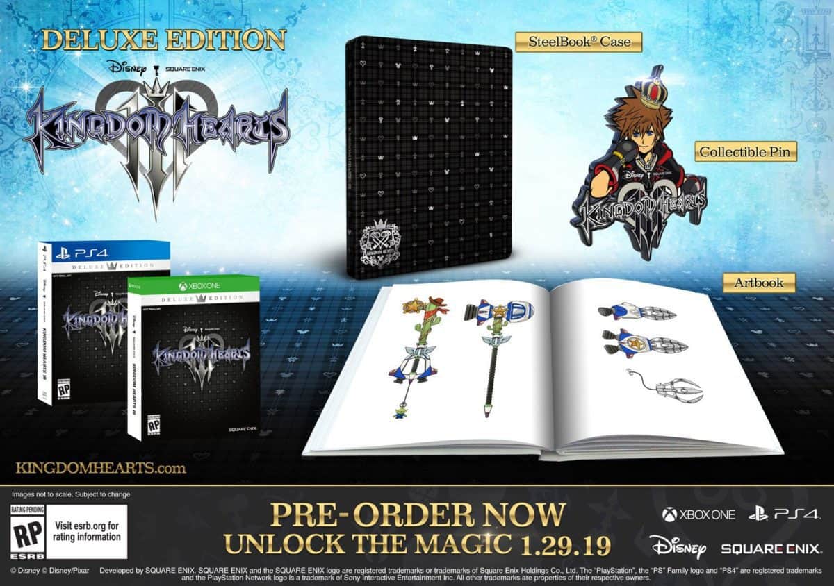 Kingdom Hearts III Special Editions and Limited Edition PS4 Pro 