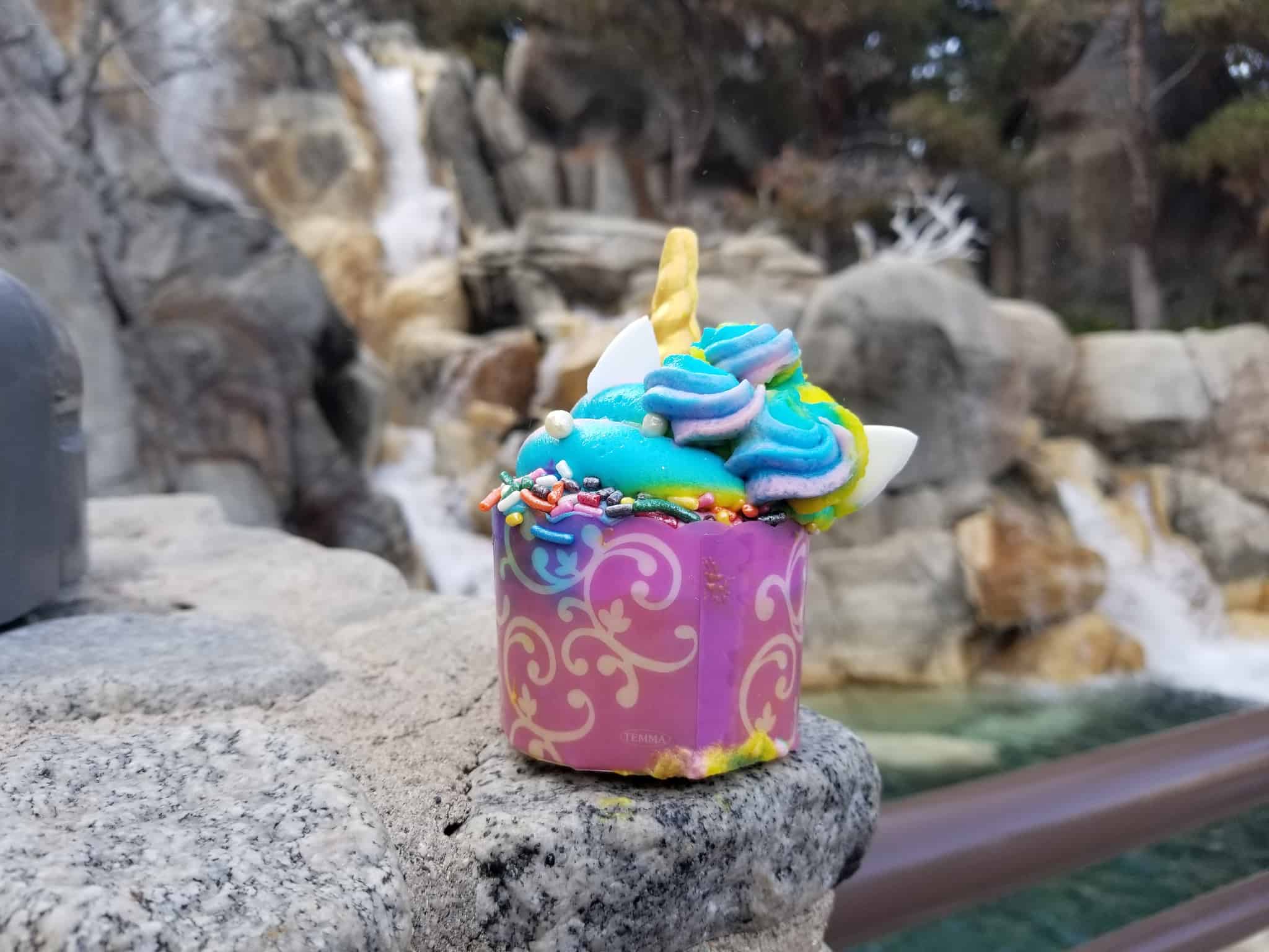 Disneyland Iridescent Cupcake at Disney California Adventure