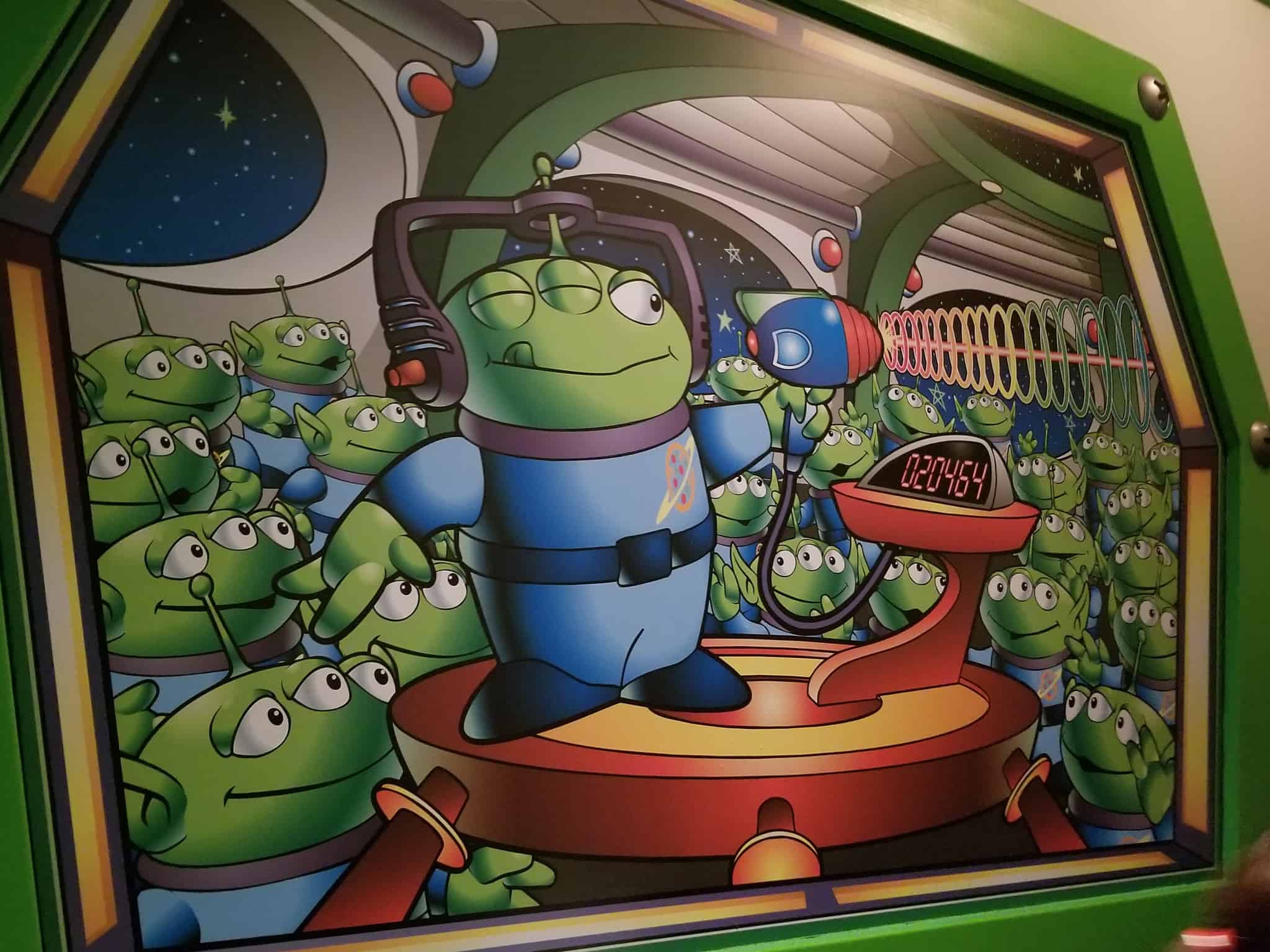 Buzz Lightyear Astro Blasters little green men Disneyland