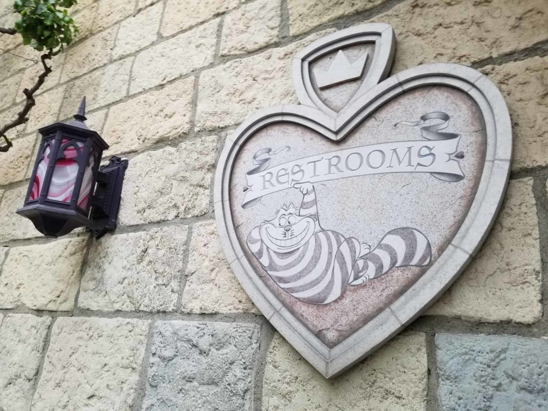 Disneyland Restroom in Fantasyland