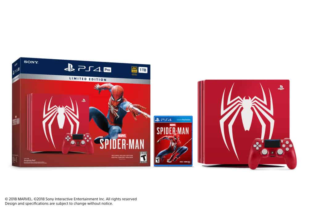 Spider-Man PS4 Pro bundle.