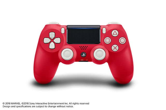 Spider-Man PS4 controller.