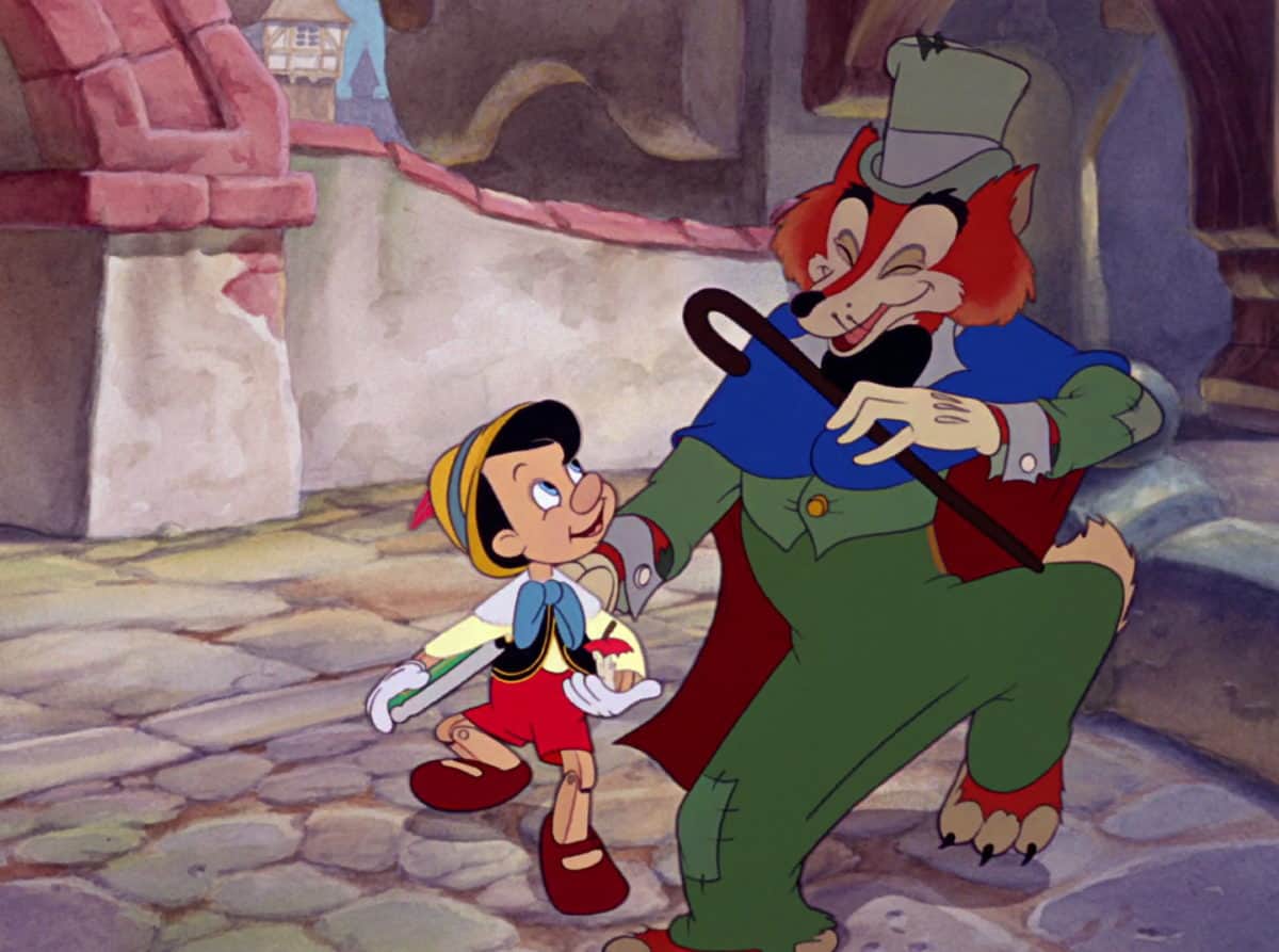 Pinocchio and Honest John Foulfellow