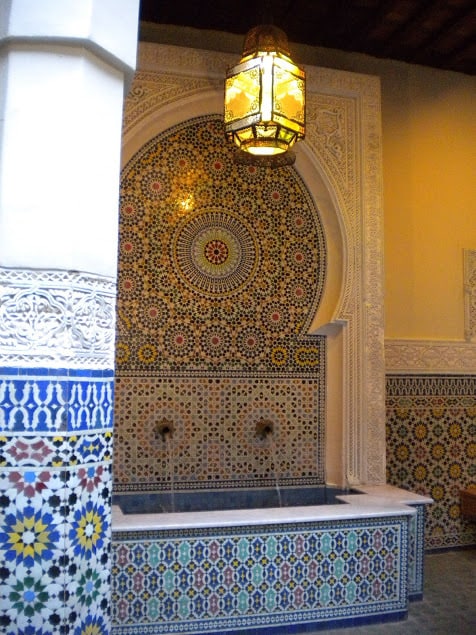 Unique details in Walt Disney World's Epcot: Moroccan Mosaics 