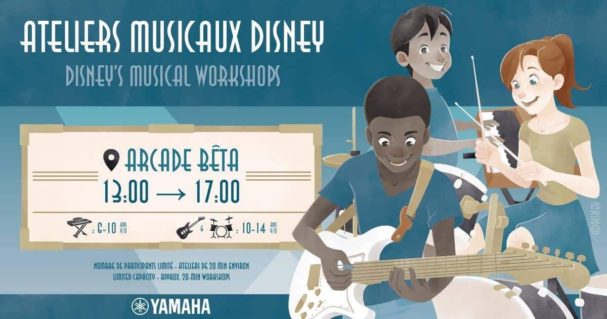Music Workshops presented by Yamaha, Disneyland Paris 2018