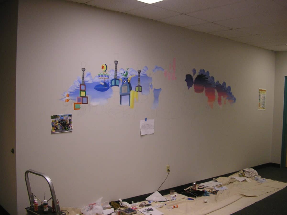 Disneyland Parade Timeline Mural: Disneyland Resort 50th Anniversary