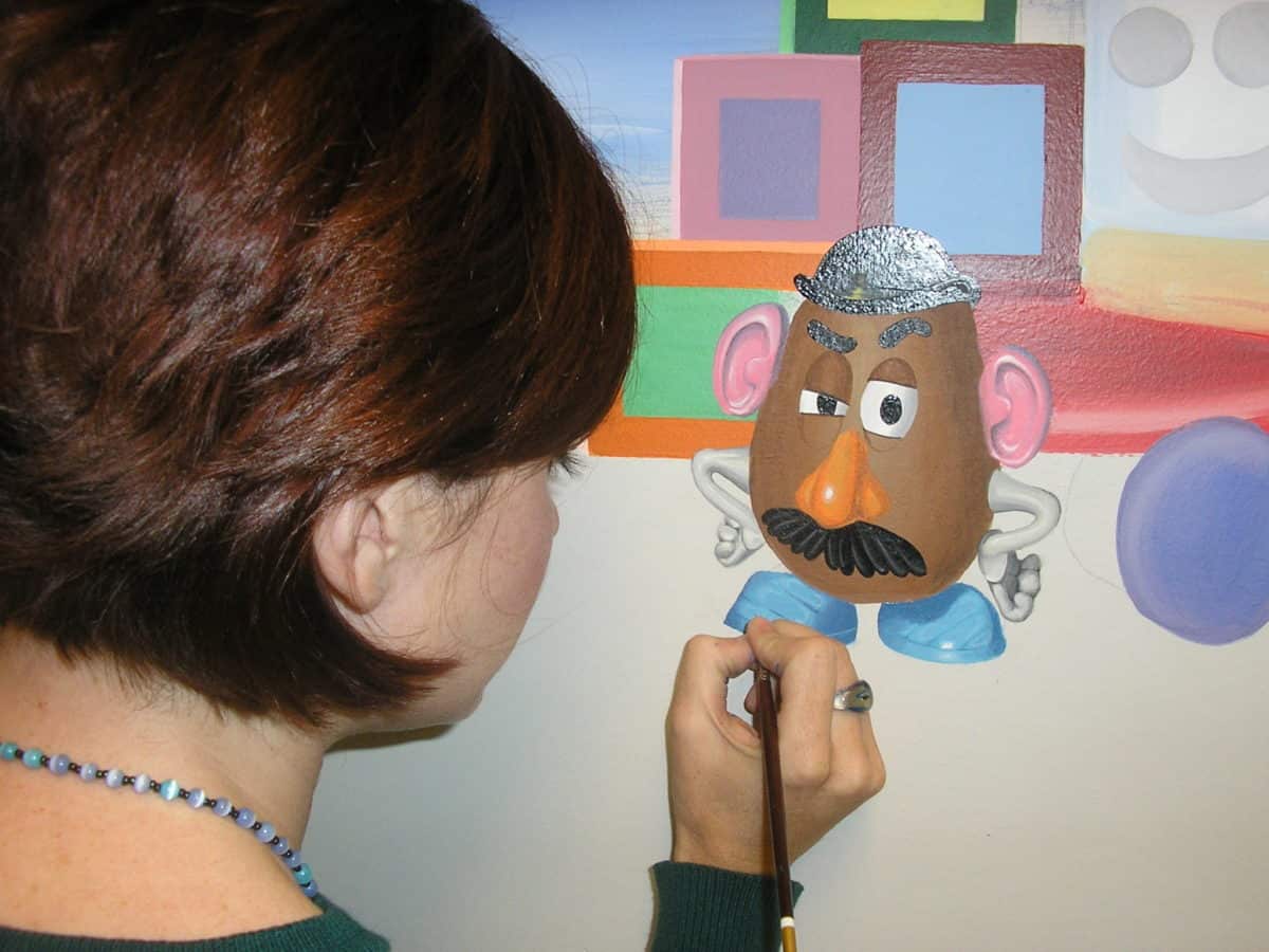 Disneyland Parade Timeline Mural: Disneyland Resort 50th Anniversary