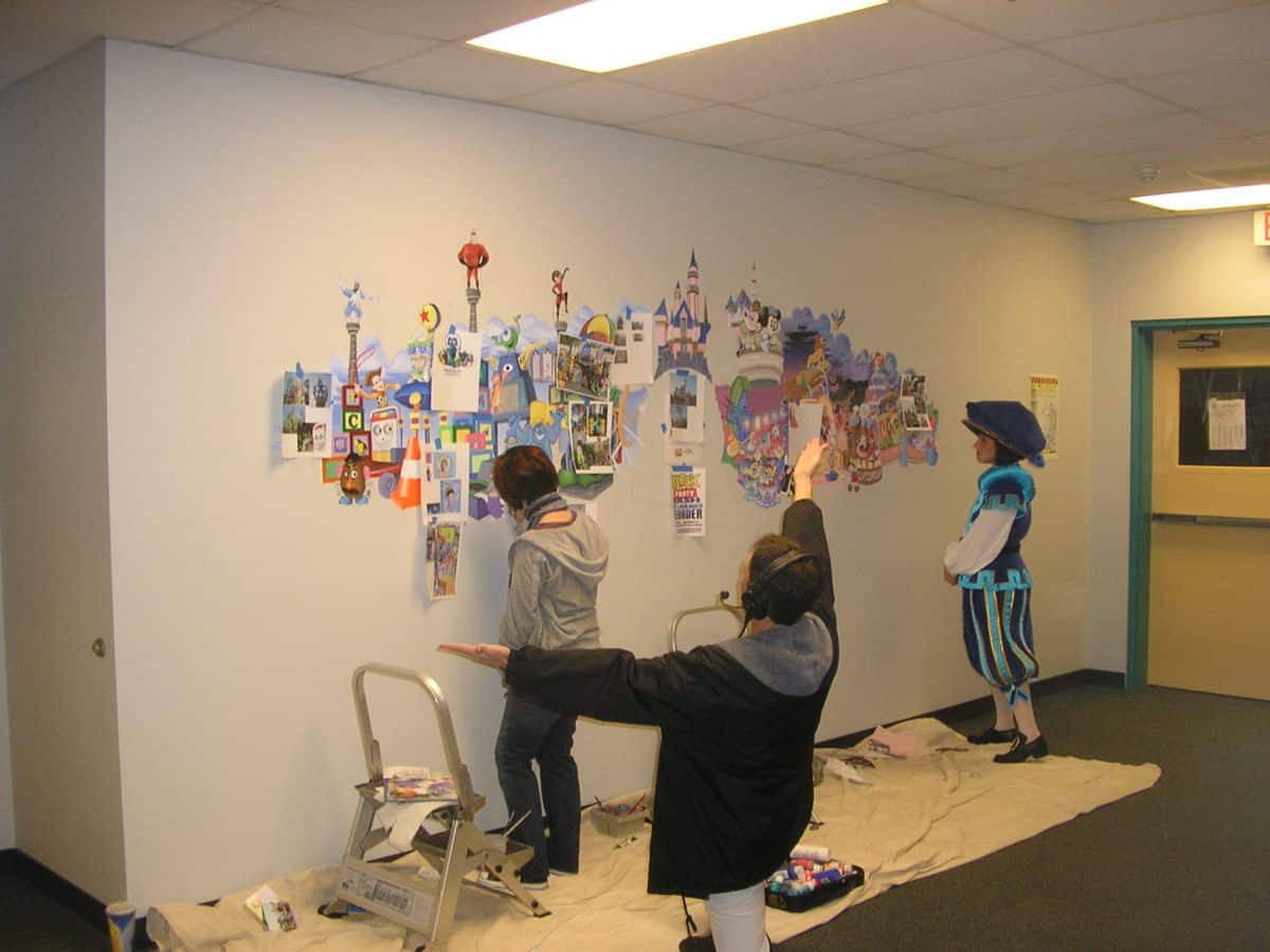 Disneyland Parade Timeline Mural: Disneyland Resort 50th Anniversary