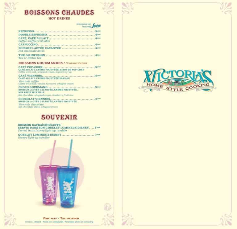 Victoria's Home Style Restaurant, Disneyland Paris, 2018.