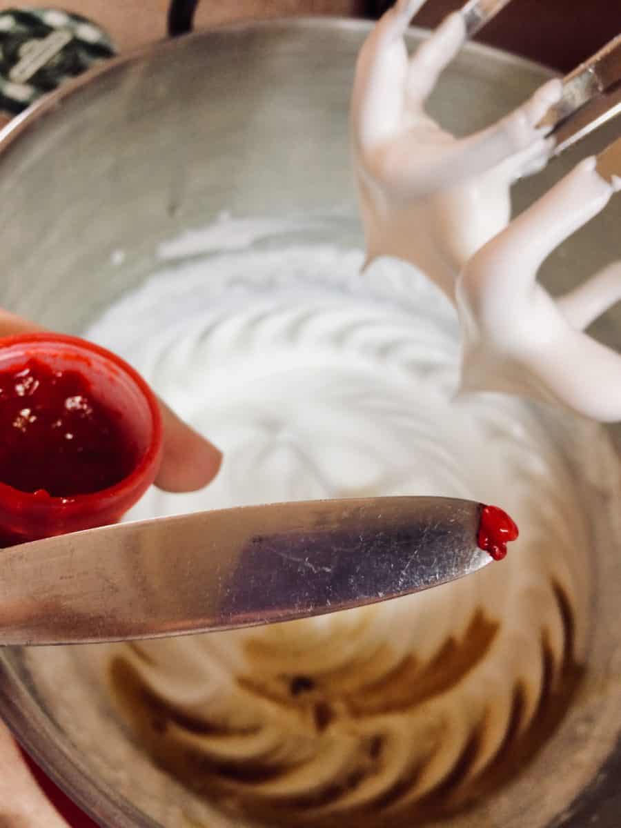 meringue dye mixer