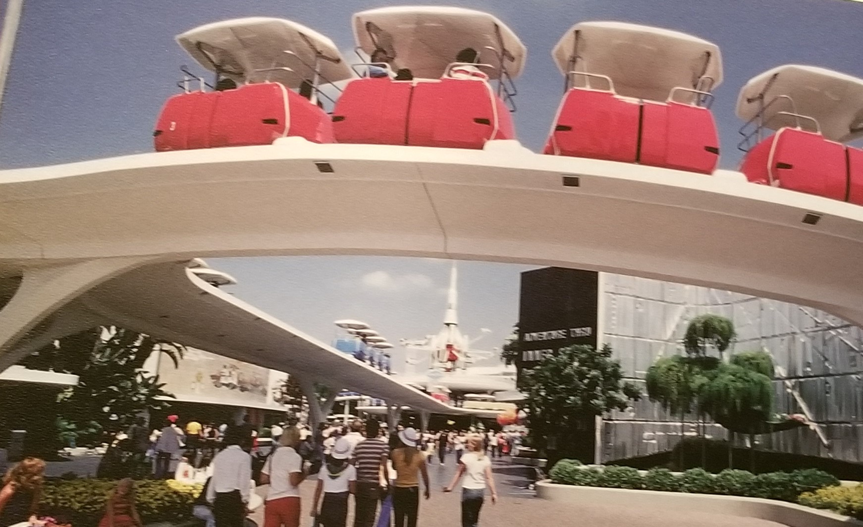 Disneyland PeopleMover Tomorrowland 1970