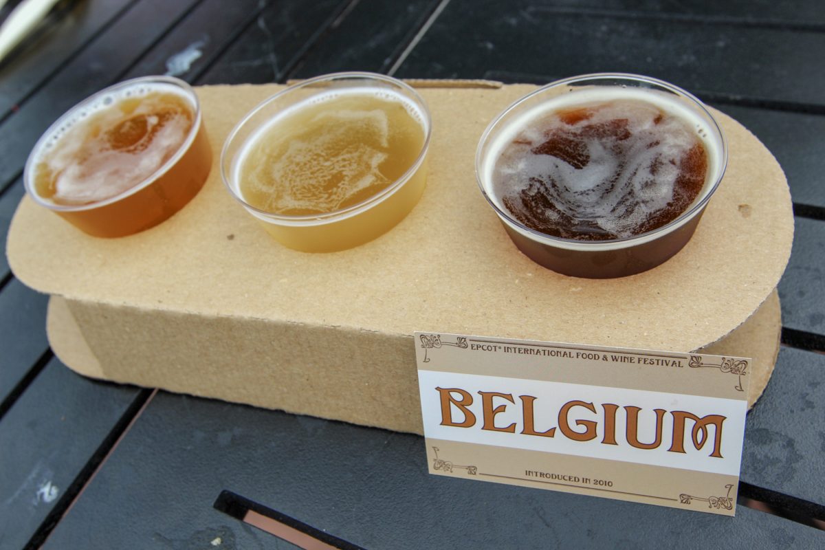 Epcot Food and Wine 2018 Belgium Beer Flight