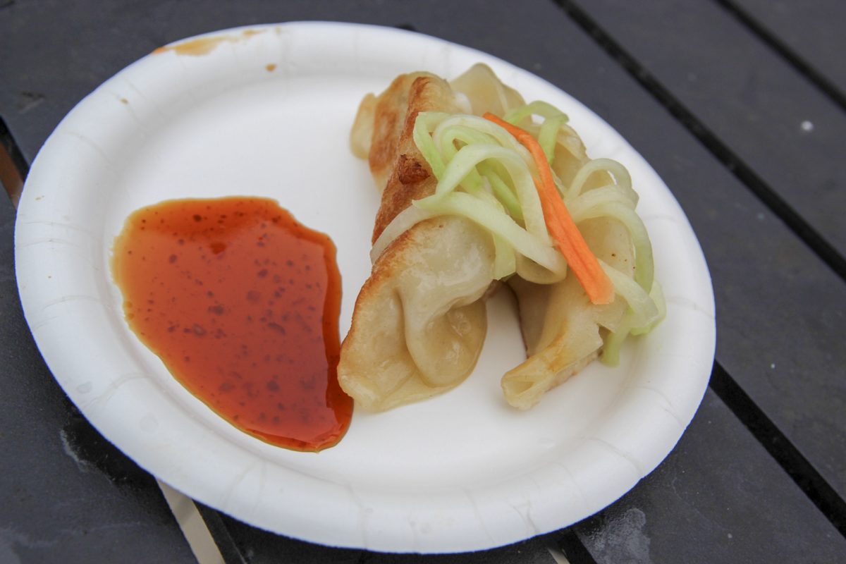 Epcot Food & Wine 2018 – China – Chicken Dumplings with Chinese Slaw